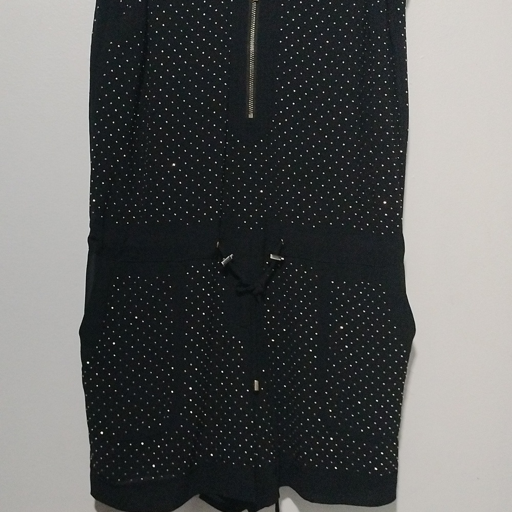 Cache Gold Studded Romper Size Small - image 4